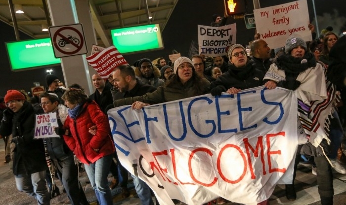 immigration protestors
