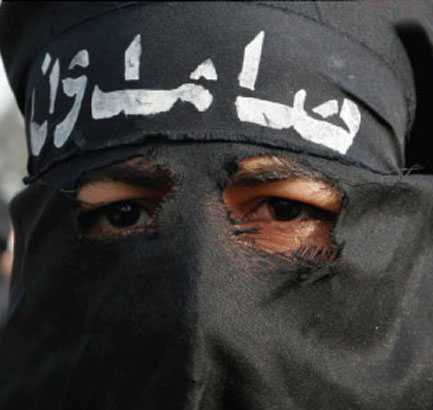 Islamist in Burka