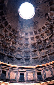Dome of the Pantheon built
 in 118-135 A.D.
