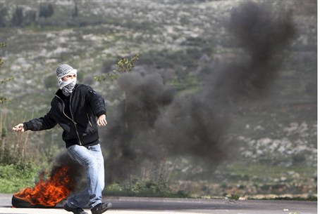 Arab with Smoke Bomb