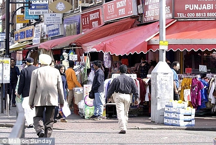 Immigrants in Southall, West London