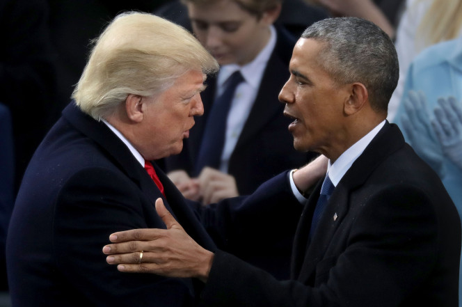 trump and obama