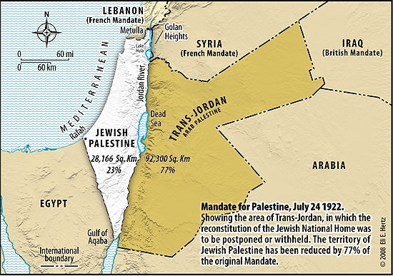 1922 palestine