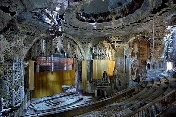  Detroit. ruined theater