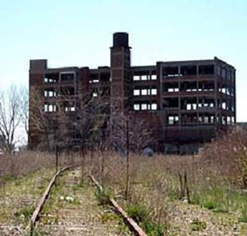  Detroit. ruined building