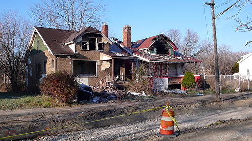  Detroit housing now in ruins