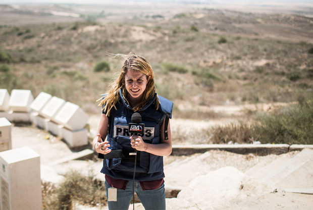 reporters in israel