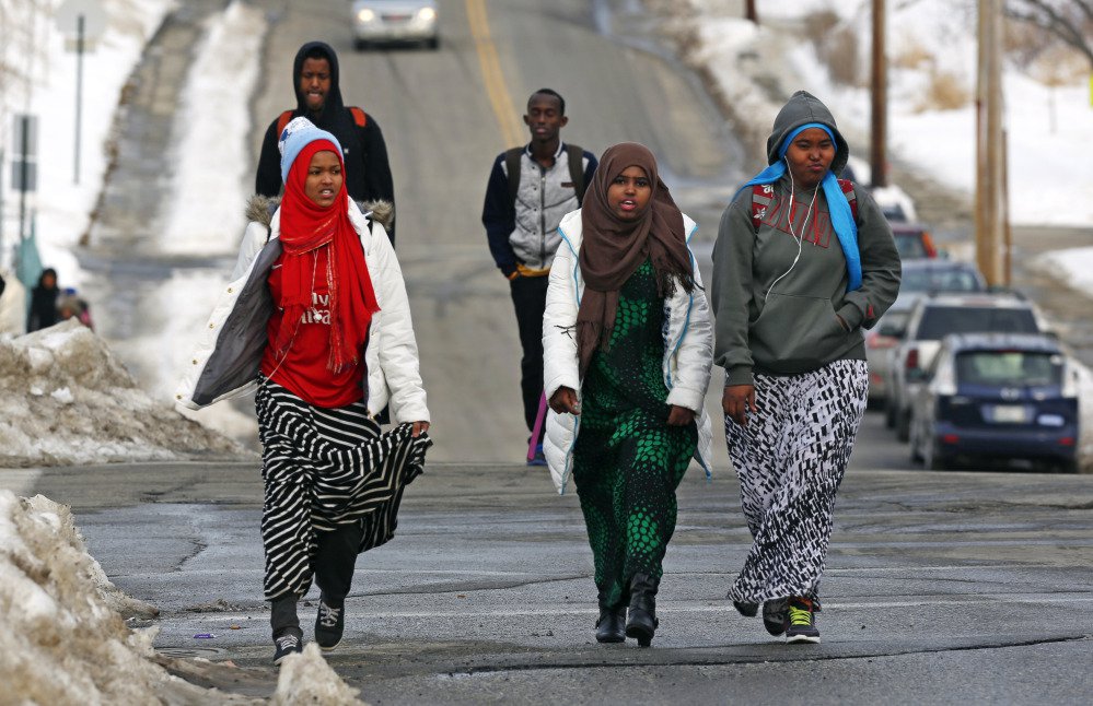 muslims walking