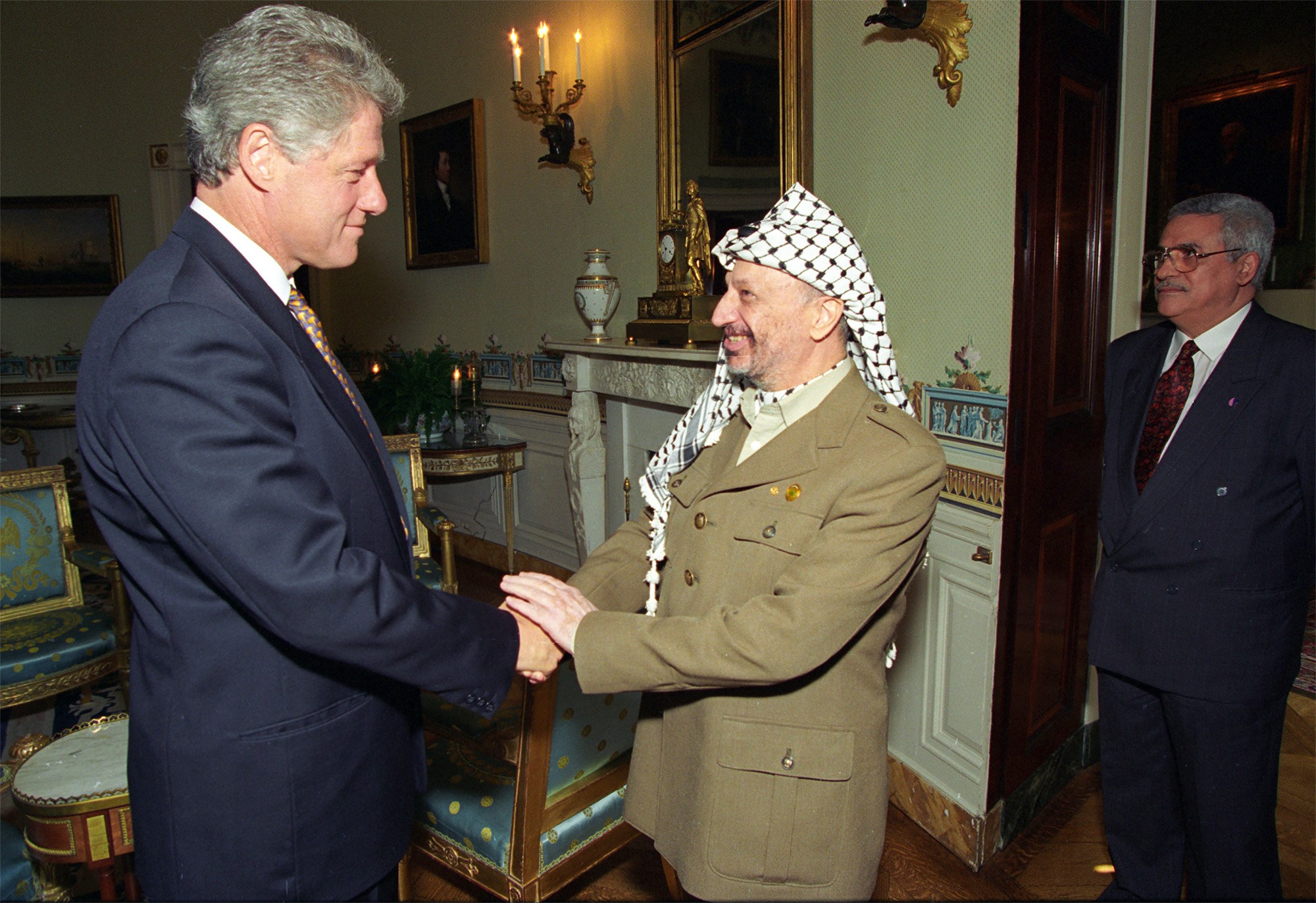 white house clinton arafat oslo accord