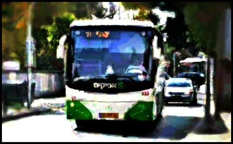 Afikim bus in Israel