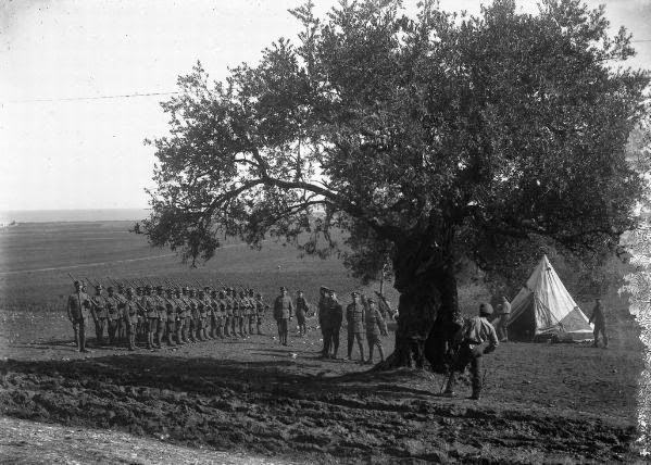 jewish brigade and tents