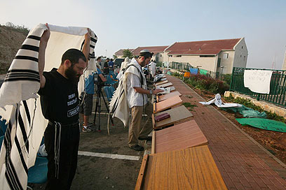 The day began with an early morning outdoor prayer service.