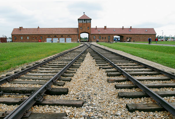 aerial of Auschwitz