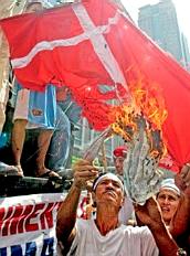 [Burning the Danish flag, 2006] 