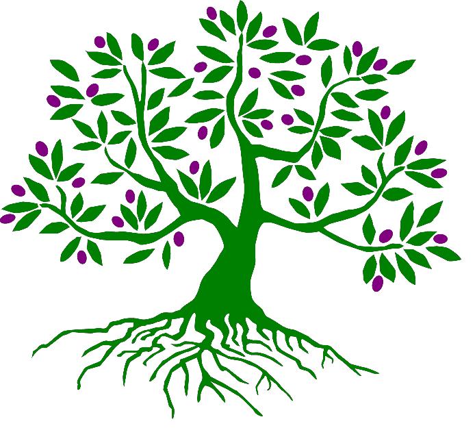 clipart tree with roots and fruit - photo #11
