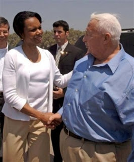 condi and sharon at his ranch