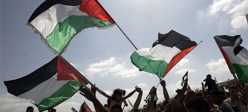 palestinian flags